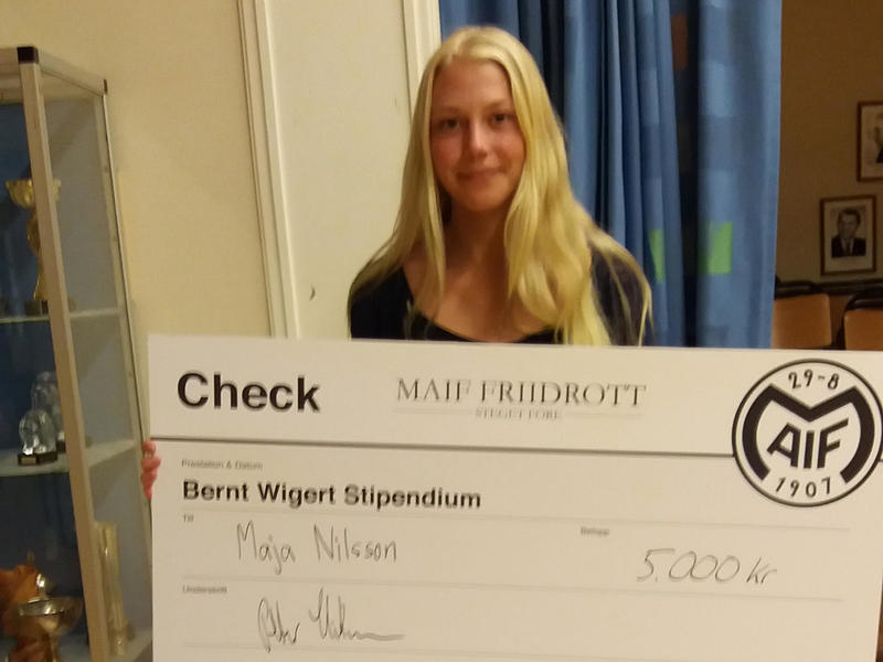 Maja Nilsson – årets stipendiat!