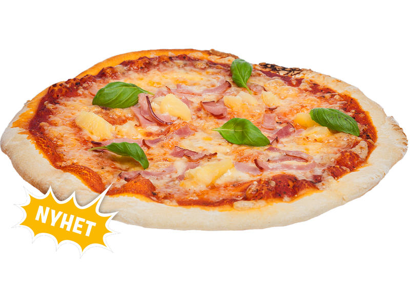 Hemglass har även pizza och annan mat!