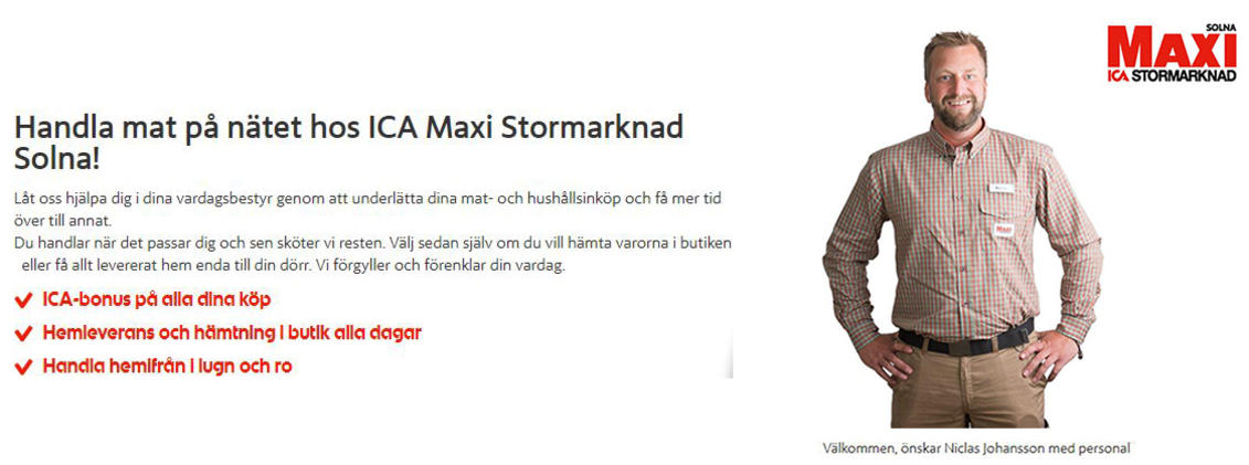 ICA Maxi Stormarknad Solna