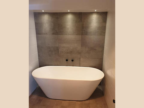 Nytt och fräscht badrum