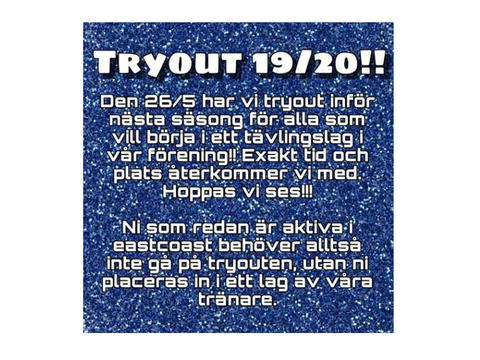 TRYOUT 19/20